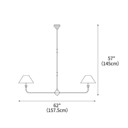 Vintage Brass Chandelier