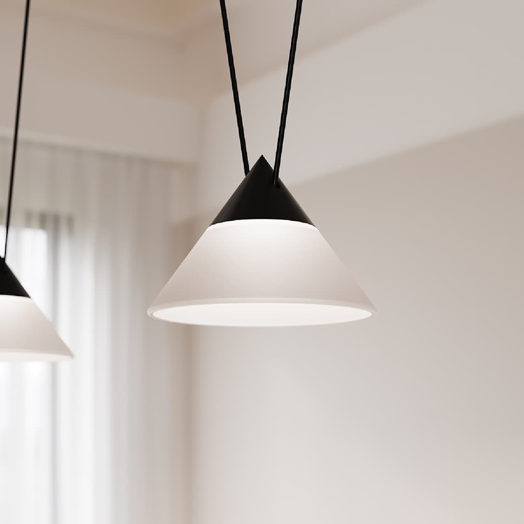 Suspenders 7 Light 97" Wide LED Suspension Multi Light Pendant