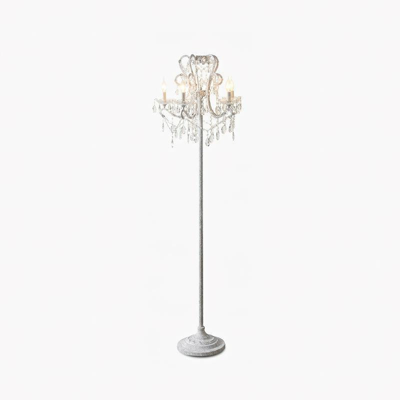 Vintage Crystal Floor Lamp