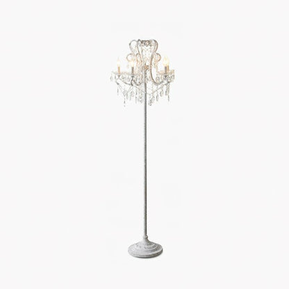 Vintage Crystal Floor Lamp