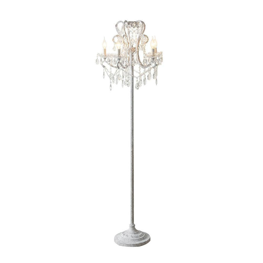 Vintage Crystal Floor Lamp