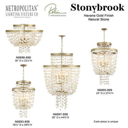 Stonybrook 8 Light 30" Wide Pendant