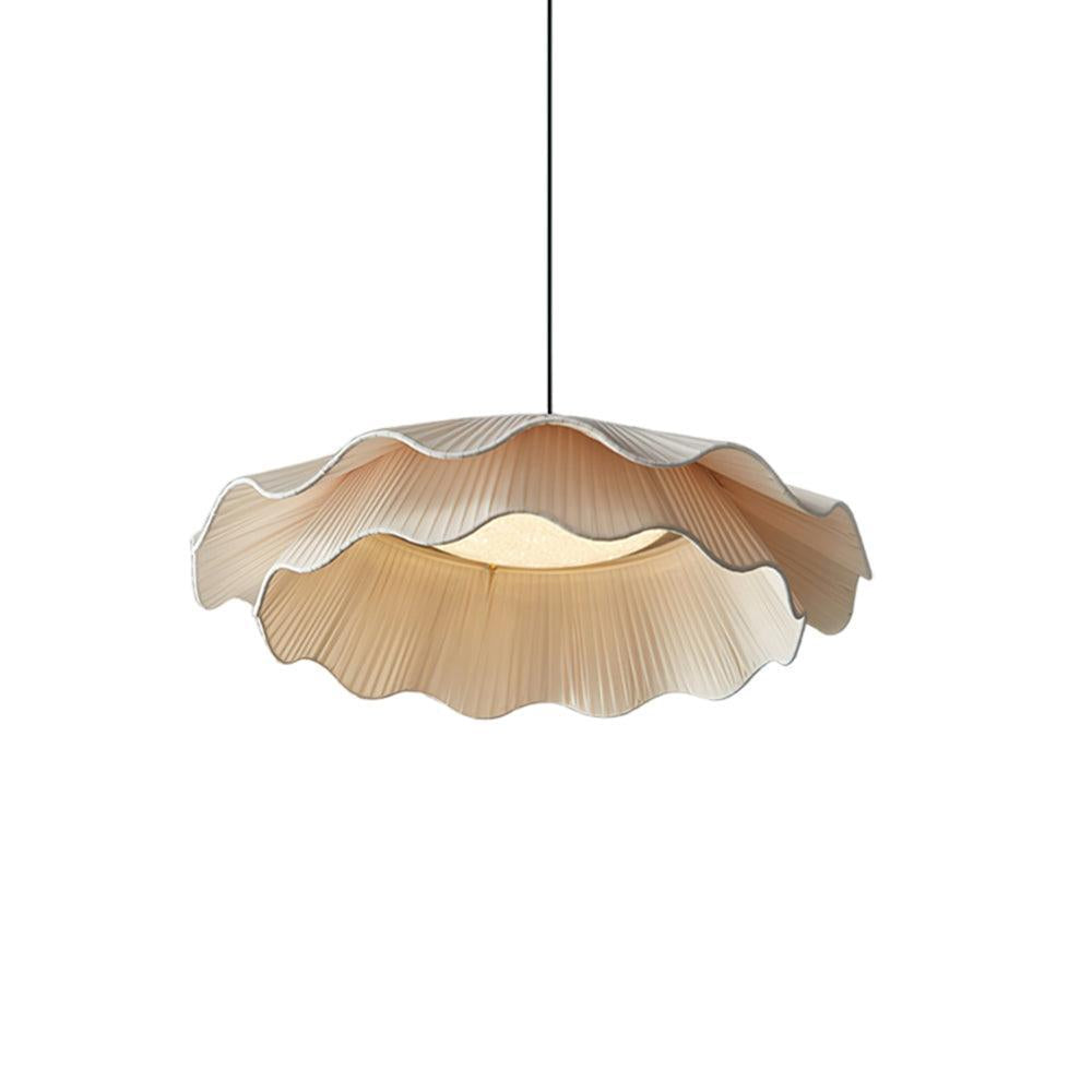 Brass Fabric Pendant Light