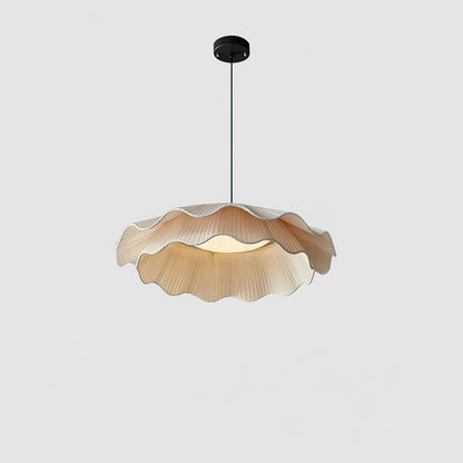 Brass Fabric Pendant Light