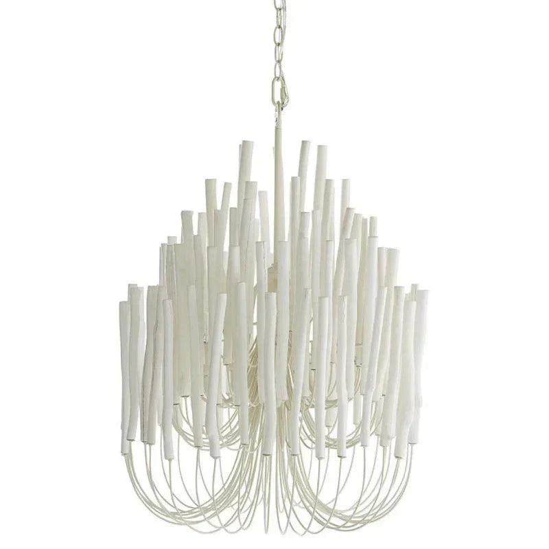 Modern White Black Chandelier