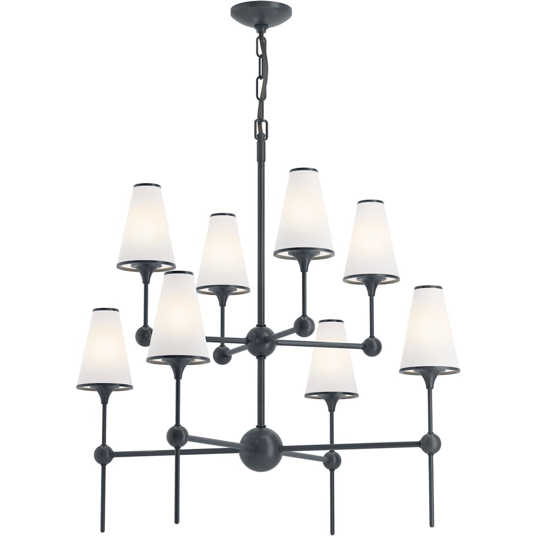 Parohn 8 Light Fabric Shade Chandelier