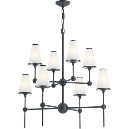 Parohn 8 Light Fabric Shade Chandelier