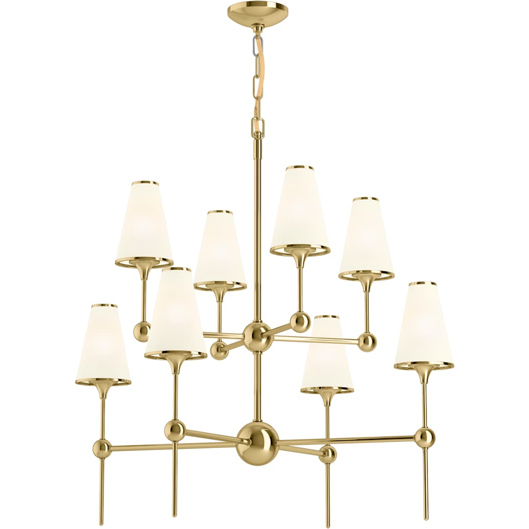 Parohn 8 Light Fabric Shade Chandelier