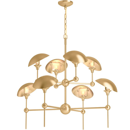 Vorleigh 26" Wide 8 Light Adjustable Dome Chandelier