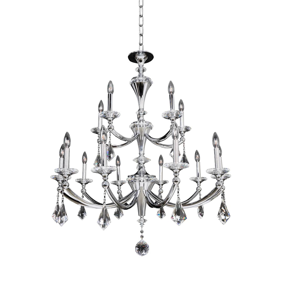 Floridia 15 Light 2 Tier Chandelier
