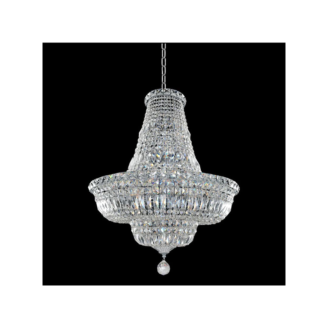 Betti 18 Light 25" Wide Crystal Empire Chandelier