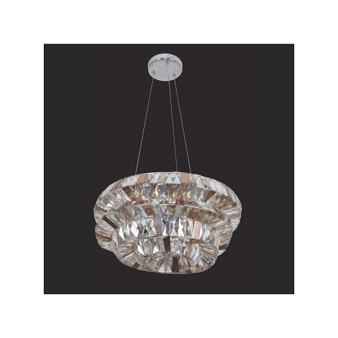 Gehry 15 Light 31-1/2" Wide Crystal Chandelier