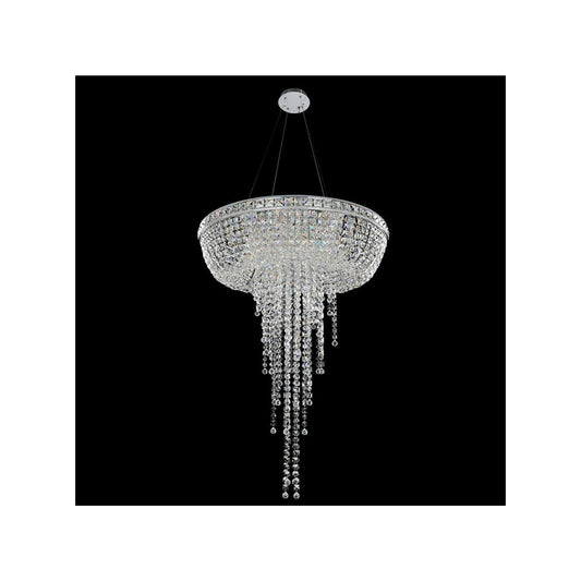 Cascata 3 Light 32" Wide Crystal Chandelier