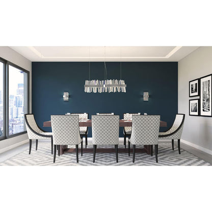 Glacier 42" Wide LED Linear Chandelier