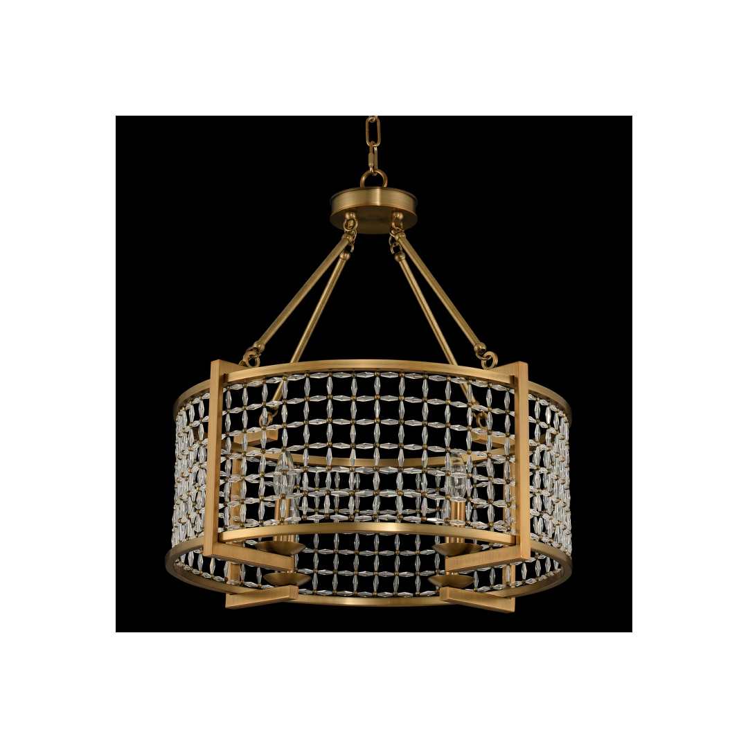 Verona 24" Wide Pendant with Firenze Crystal