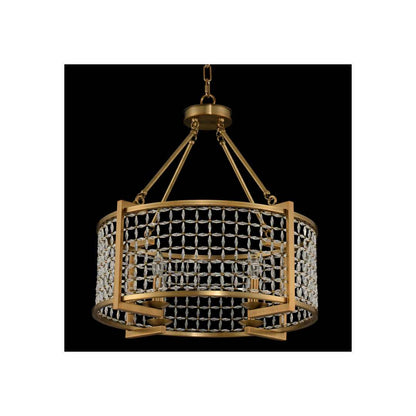 Verona 24" Wide Pendant with Firenze Crystal
