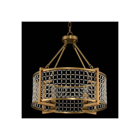 Verona 24" Wide Pendant with Firenze Crystal