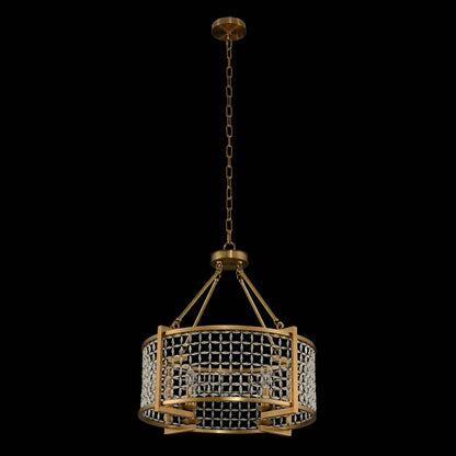Verona 24" Wide Pendant with Firenze Crystal