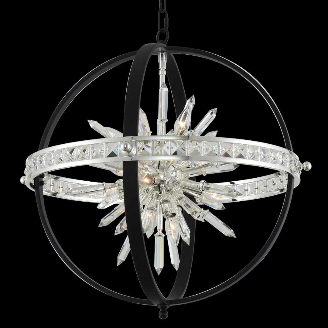Angelo 26" Wide Pendant with Firenze Crystal