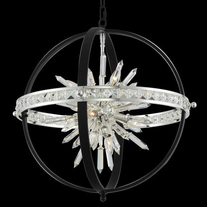 Angelo 26" Wide Pendant with Firenze Crystal