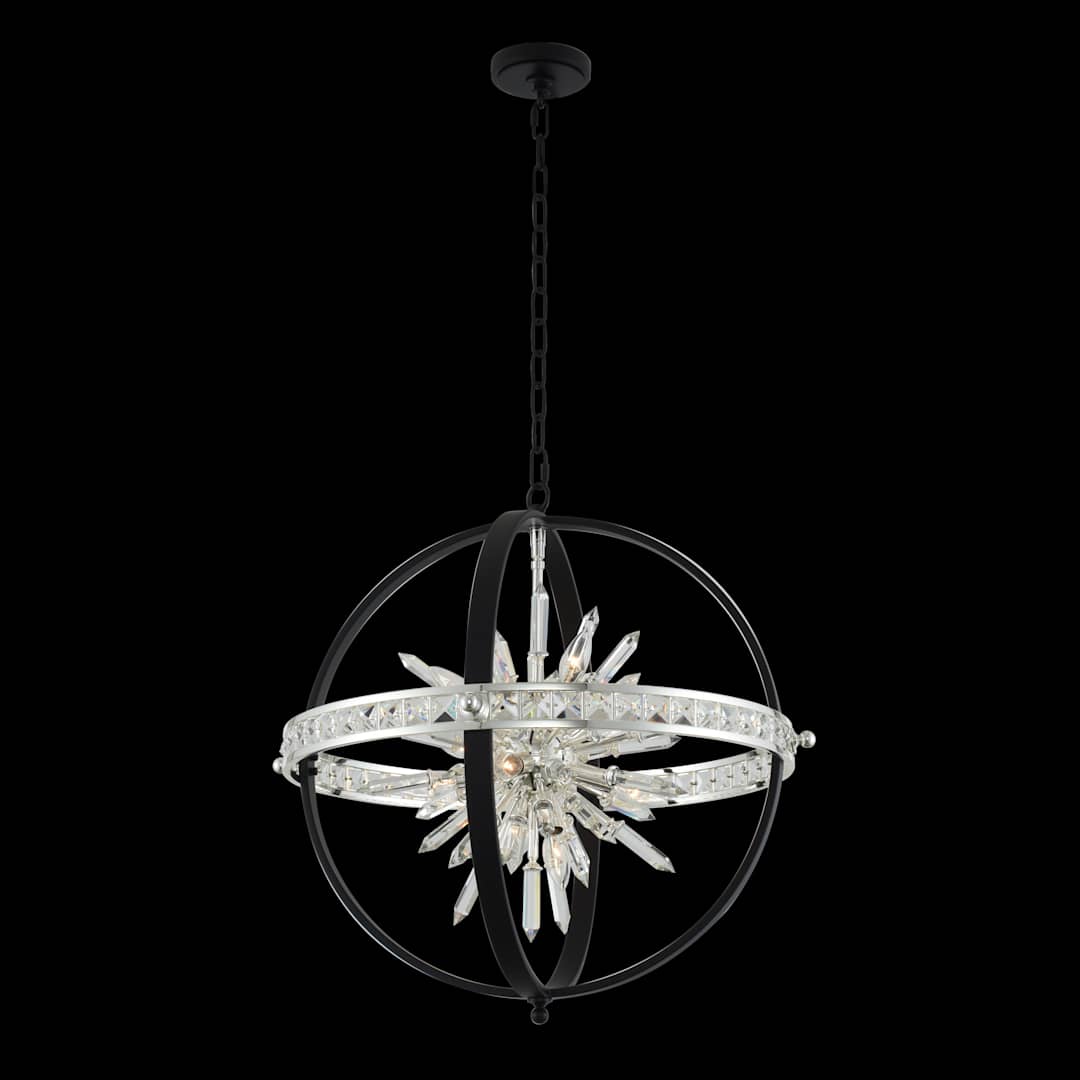 Angelo 26" Wide Pendant with Firenze Crystal