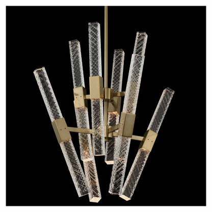Apollo 16 Light 26" Wide LED Abstract Chandelier with Firenze Crystal