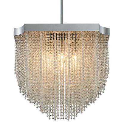 Tenda 28" Wide Pendant with Firenze Crystal
