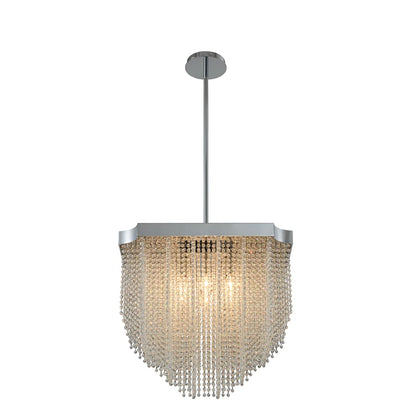 Tenda 28" Wide Pendant with Firenze Crystal
