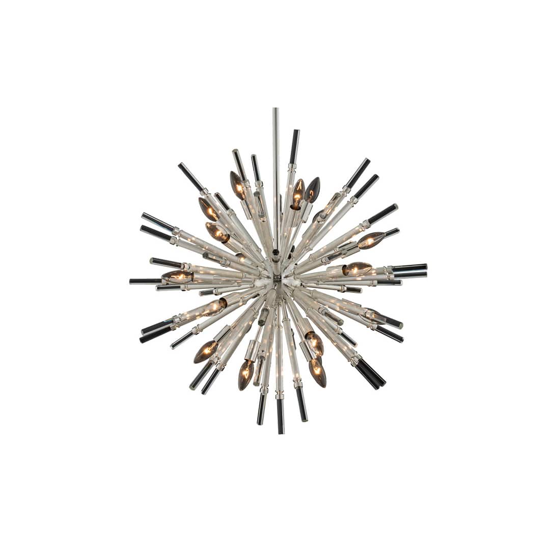 Sprazzo 19 Light 28" Wide Crystal Sputnik Chandelier