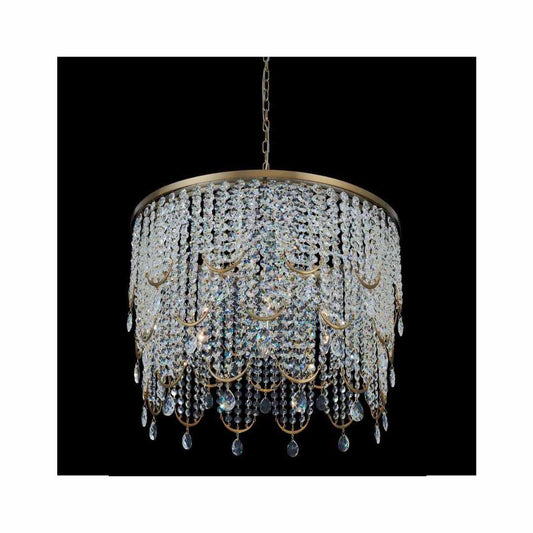 Vezzo 7 Light 30" Wide Crystal Pendant
