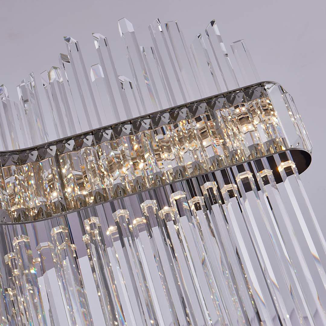 Piovere 40" Wide Crystal Pendant