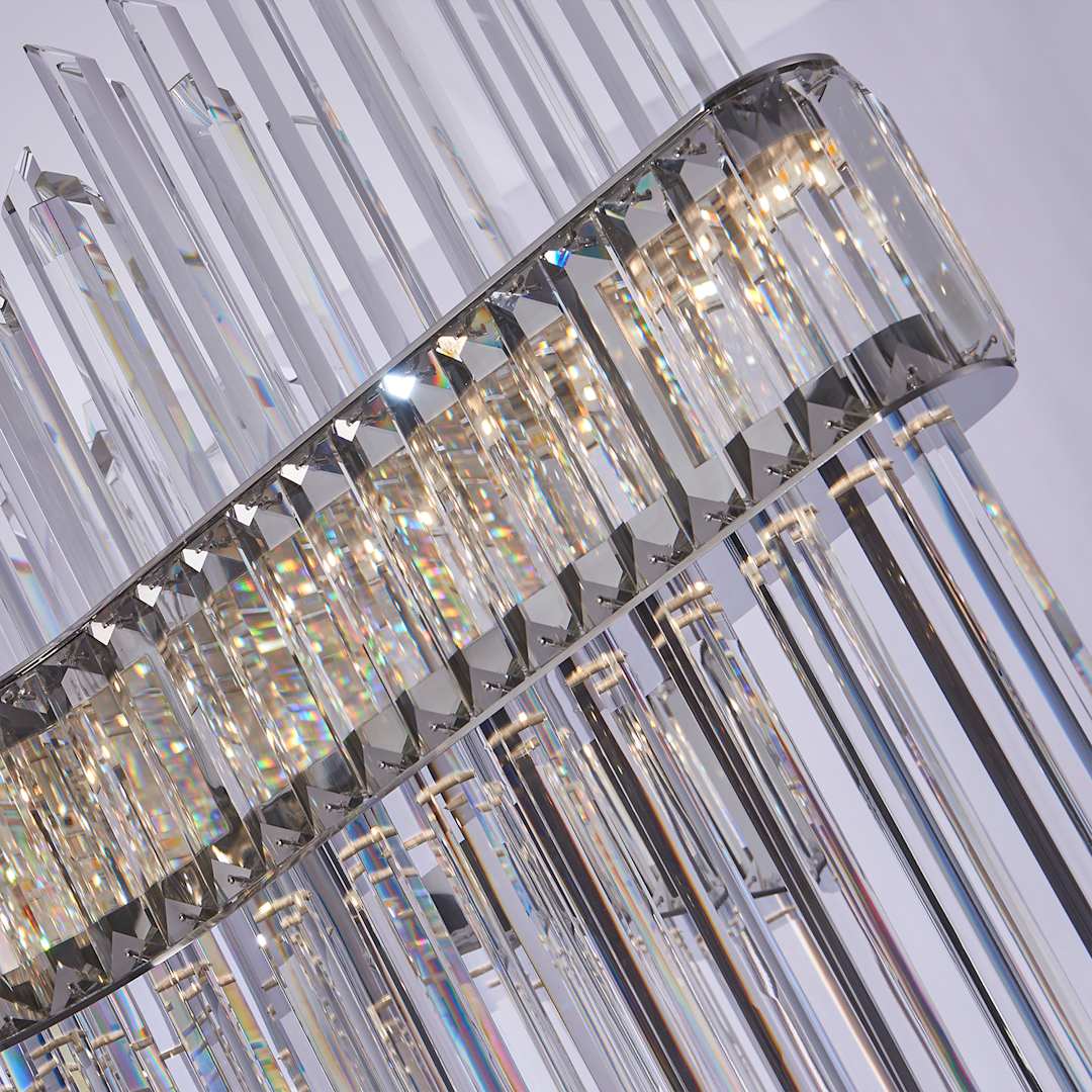 Piovere 40" Wide Crystal Pendant