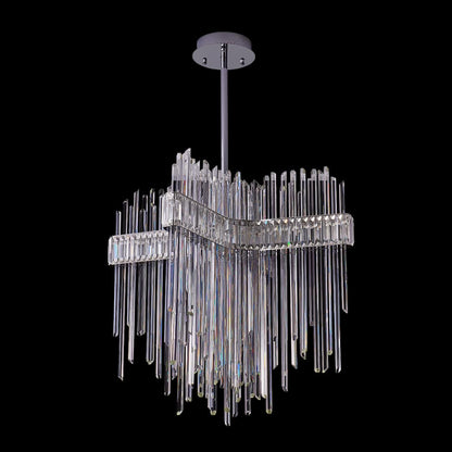 Piovere 40" Wide Crystal Pendant