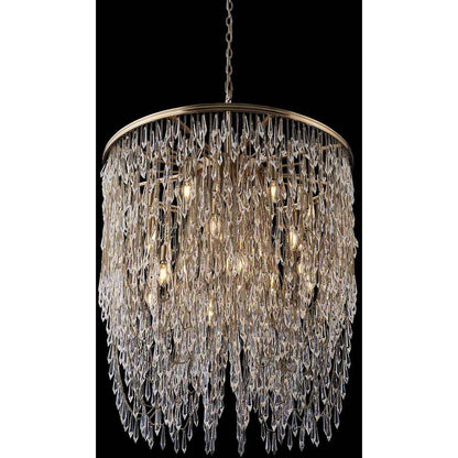 Frangia 18 Light 34" Wide Crystal Pendant