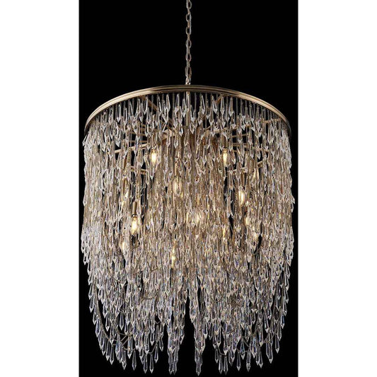Frangia 18 Light 34" Wide Crystal Pendant