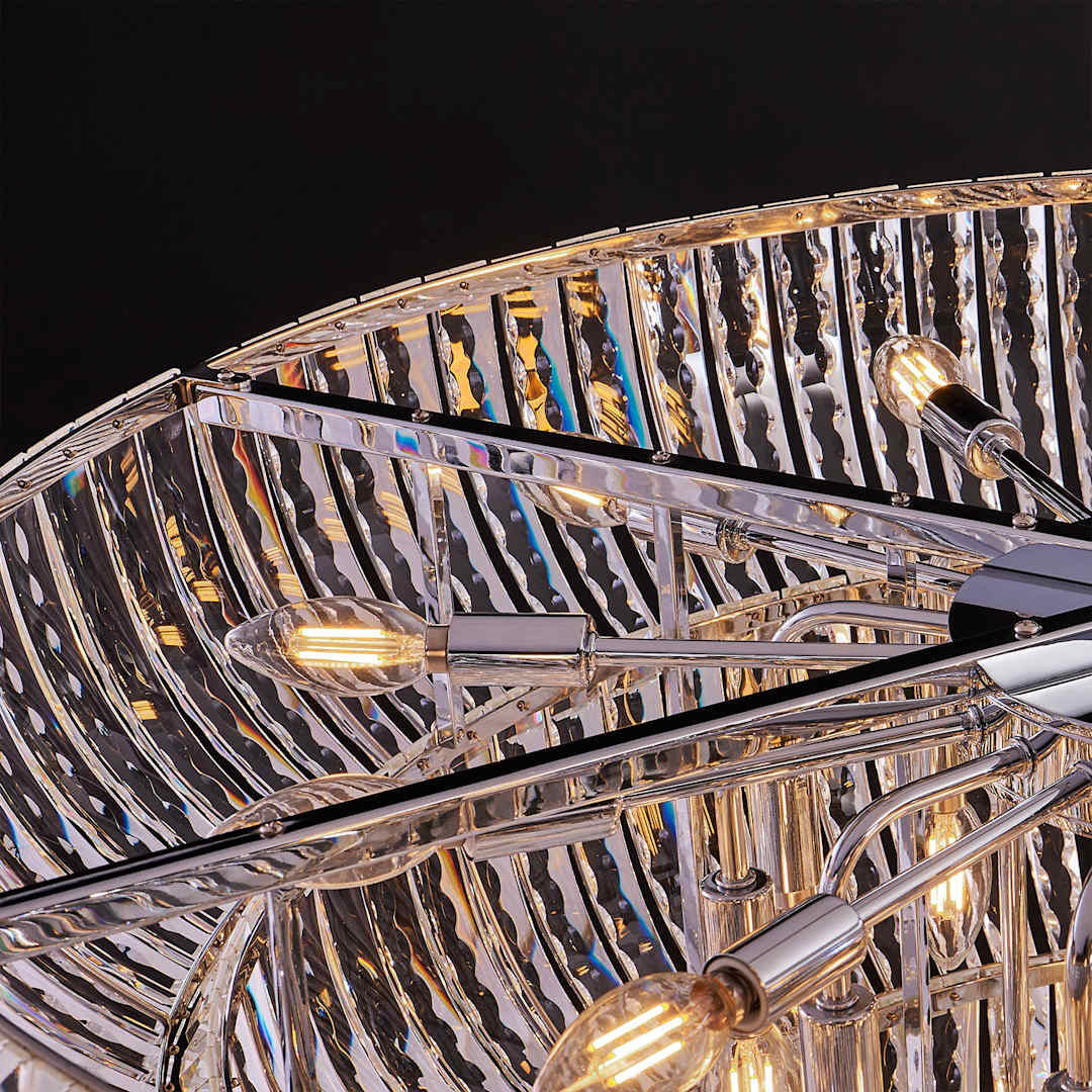 Fontana 30 Light 38" Wide Crystal Pendant