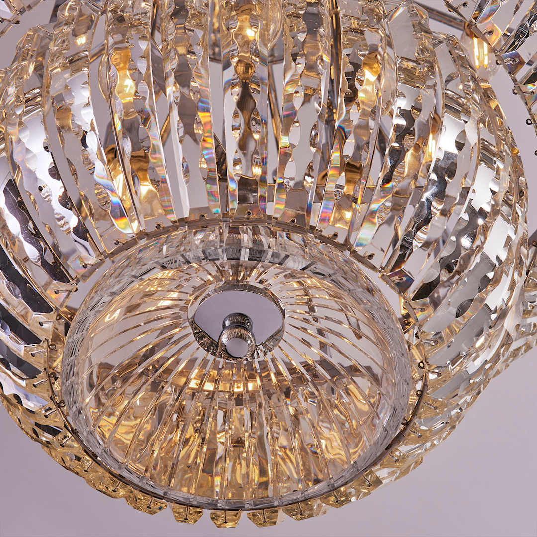 Fontana 30 Light 38" Wide Crystal Pendant