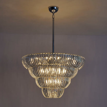 Fontana 30 Light 38" Wide Crystal Pendant