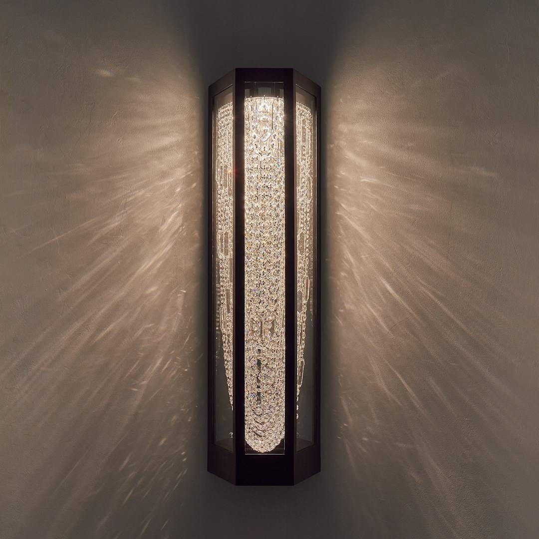 Strati Esterno 34" Tall Outdoor Wall Sconce