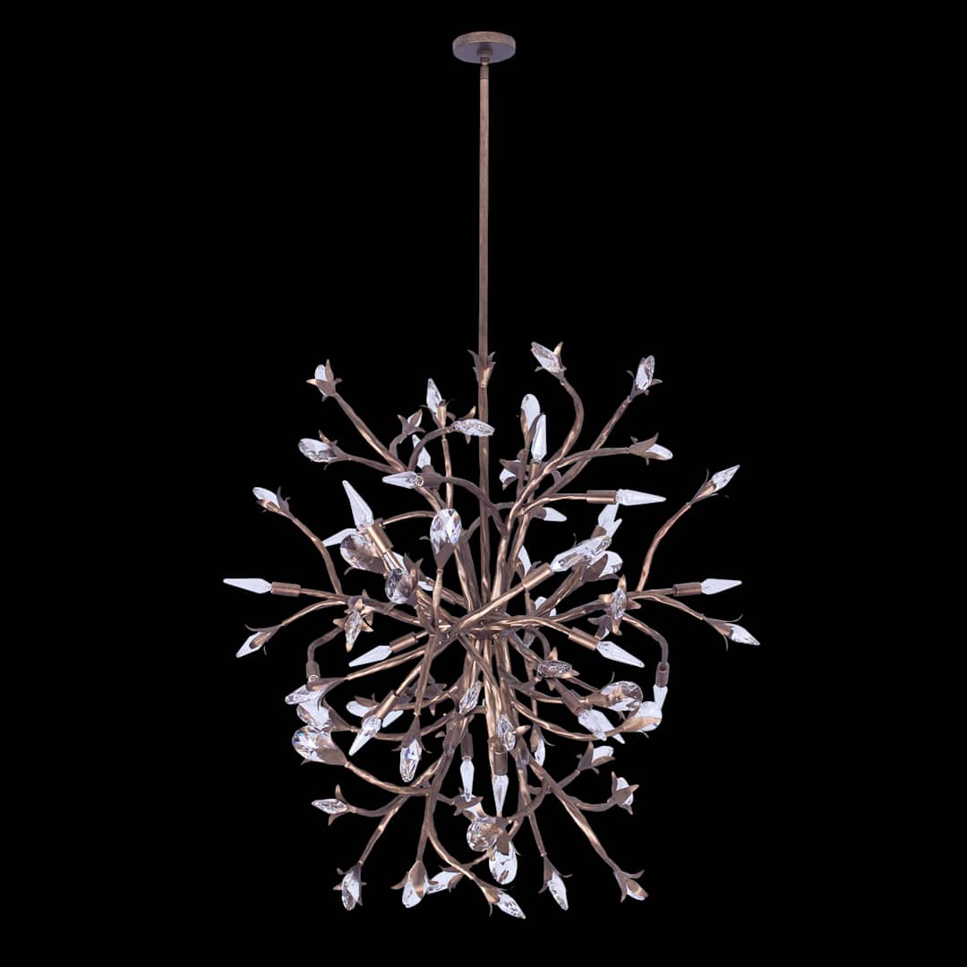 Fiore 16 Light 34" Wide Crystal Abstract Chandelier