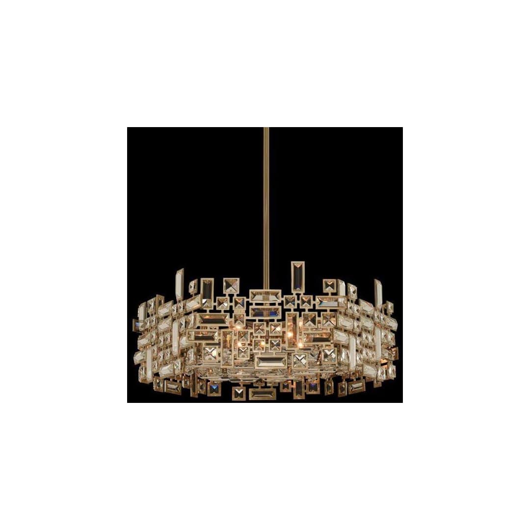 Vermeer 6 Light 24" Wide Crystal Pendant