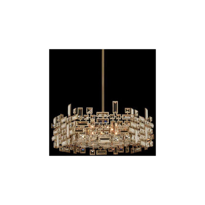 Vermeer 6 Light 24" Wide Crystal Pendant