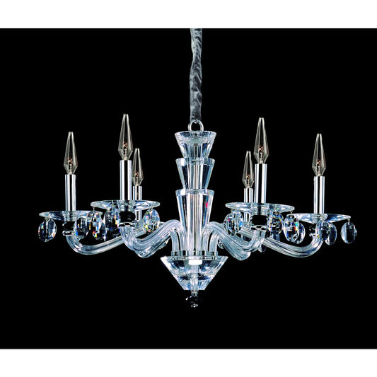 Shorecrest 6 Light 29-1/2" Wide Crystal Chandelier