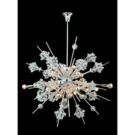 Constellation 30 Light 36" Wide Single Tier Chandelier with Clear Crystal