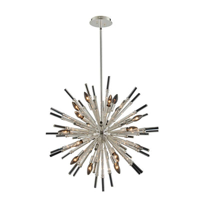 Sprazzo 19 Light 28" Wide Crystal Sputnik Chandelier