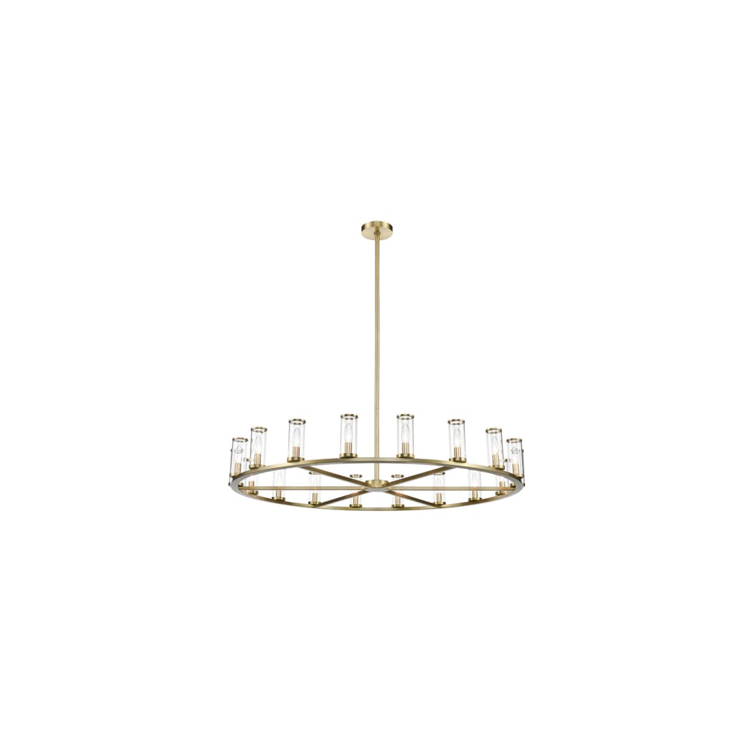 Revolve 18 Light 47" Wide Taper Candle Chandelier