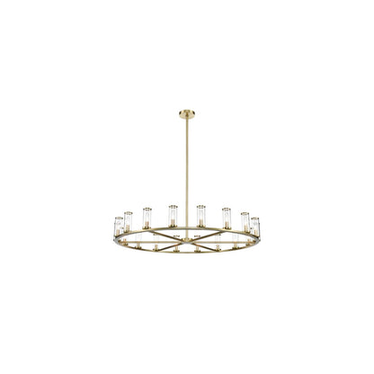 Revolve 18 Light 47" Wide Taper Candle Chandelier