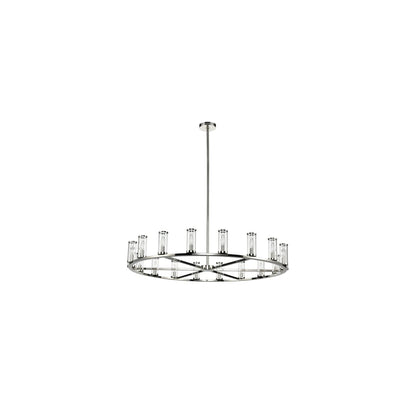Revolve 18 Light 47" Wide Taper Candle Chandelier