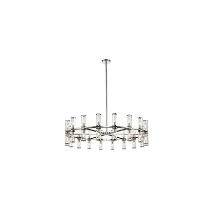 Revolve 36 Light 47" Wide Taper Candle Chandelier