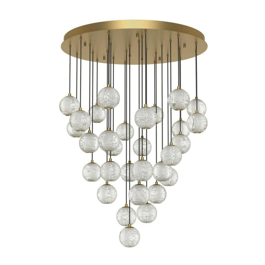 Marni 36" Wide Waterfall Chandelier